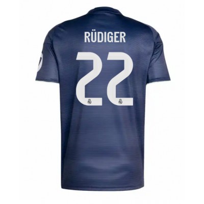 Real Madrid Antonio Rudiger #22 Gostujuci Dres 2025-26 Kratak Rukav Real Madrid Antonio Rudiger #22 Gostujuci Dres 2025-26 Kratak Rukav